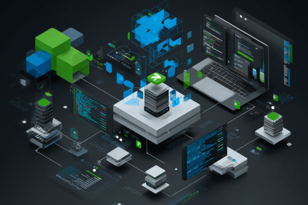Editorial cybersecurity illustration of AI agent tool calls becoming shell commands and execution risk.