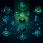 Editorial cybersecurity illustration of a GitHub Actions CI/CD supply chain attack and credential defense