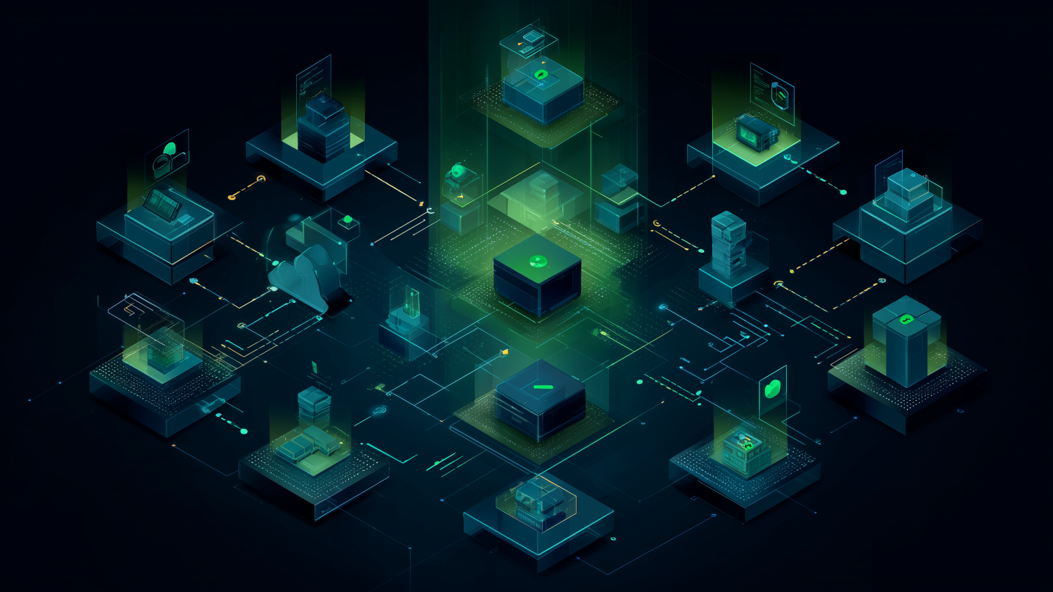 Editorial cybersecurity illustration of a GitHub Actions CI/CD supply chain attack and credential defense