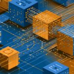 Abstract cybersecurity illustration of an AI software supply-chain compromise affecting package dependencies and developer pipelines.