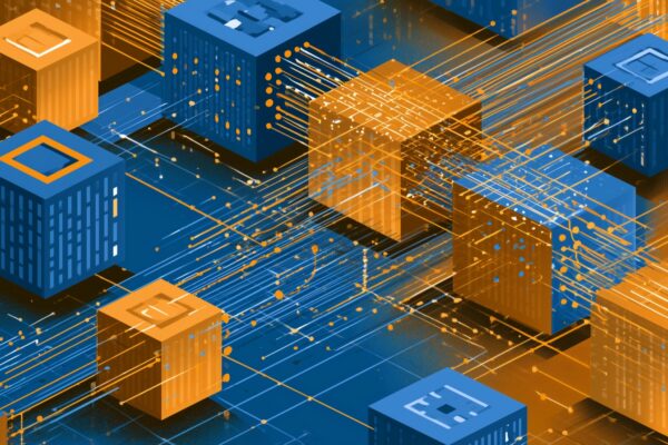 Abstract cybersecurity illustration of an AI software supply-chain compromise affecting package dependencies and developer pipelines.